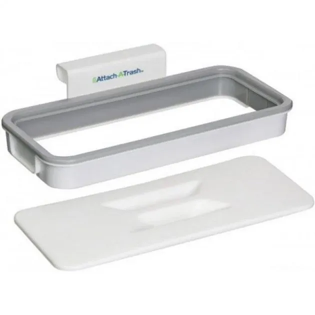 Тримач для сміттєвих пакетів Attach-A-Trash R25961 навісний, пластиковий контейнер з кришкою Одеса - фото 9