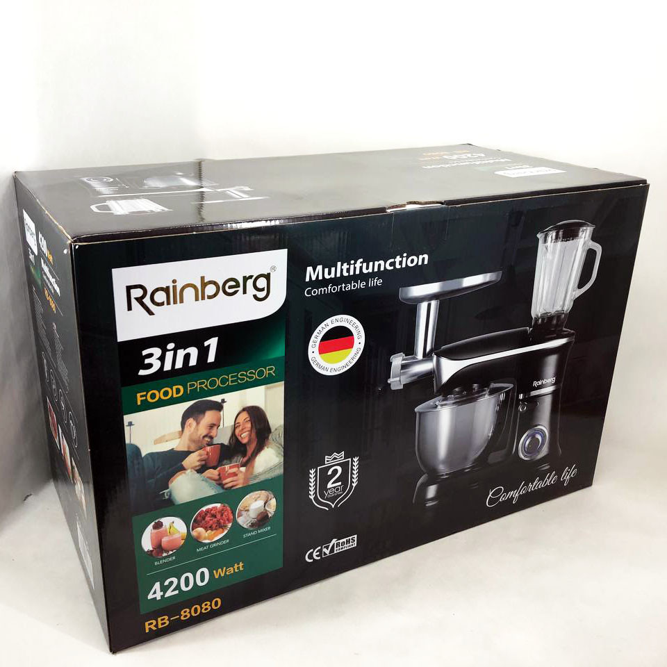 Измельчитель-блендер для овощей, Планетарный миксер для приготовления теста Миксер теста на куличи WO-85 Львов - изображение 8