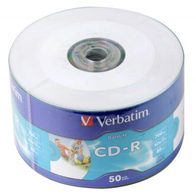 Диск CD Verbatim CD-R 700Mb 52x WrapTape Extra PRINTABLE (43794) Вінниця - фото 1