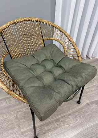 Подушка для стульев (50x50х8 см) Decorator Sawana цвет хаки 84-182 Киев