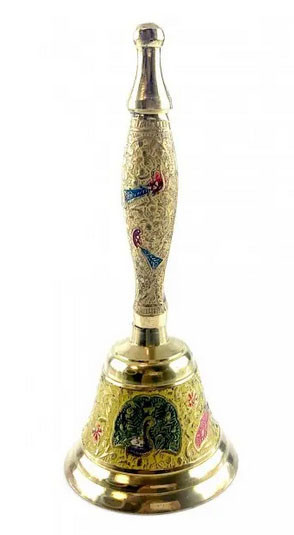 Колокольчик для школы из бронзы с рисуноком Киев - изображение 1