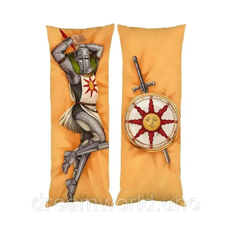 Подушка дакімакура Солер з Астоти Dark Souls декоративна партова подушка для обіймання 50х150 Харків - фото 1