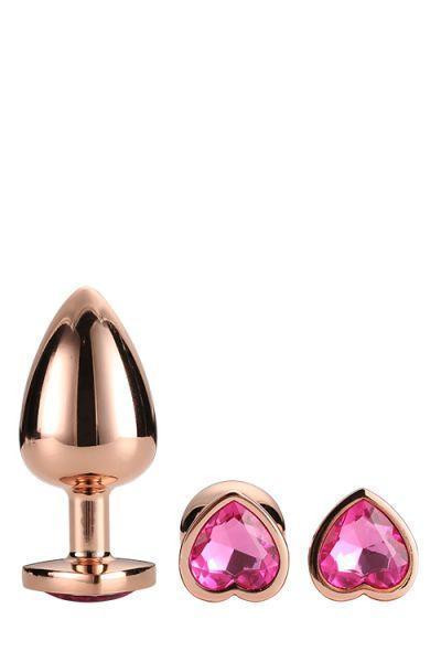 Набор анальных пробок GLEAMING LOVE ROSE GOLD PLUG SET Sex Aura Киев - изображение 4