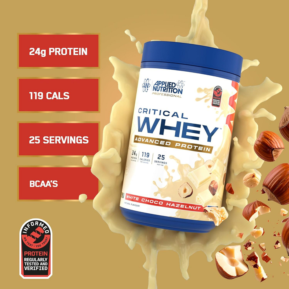 Протеин Applied Nutrition Critical Whey Protein 825 г, White Choco Hazelnut Луцк - изображение 3
