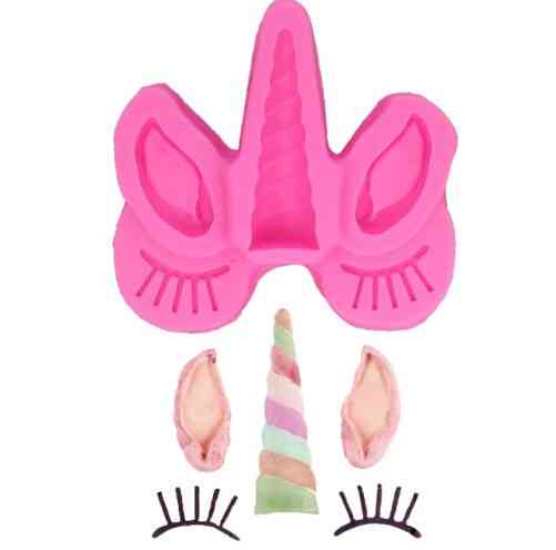 Силиконовая форма Единорог 63 мм розовый Киев