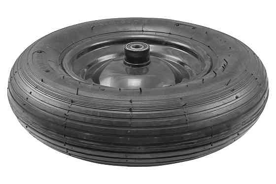 MASTERTOOL Колесо пневматичне з камерою MASTERTOOL PN 3.5х8 Ø 40 см металевий диск підшипник 79 Коломия