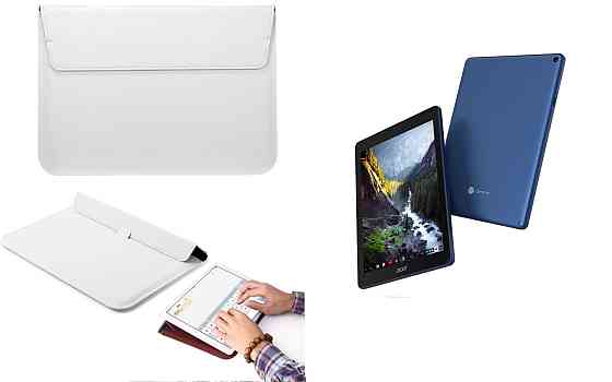 Чехол-конверт VitoCase для Acer Chromebook Tab 10, с функцией подставки для планшета Белый Киев