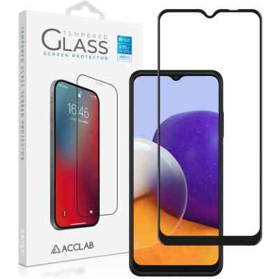 Стекло защитное ACCLAB Full Glue Samsung A22 (1283126512551) Винница