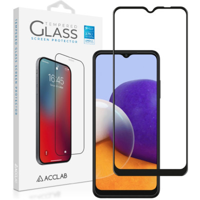 Стекло защитное ACCLAB Full Glue Samsung A22 (1283126512551) Винница - изображение 1
