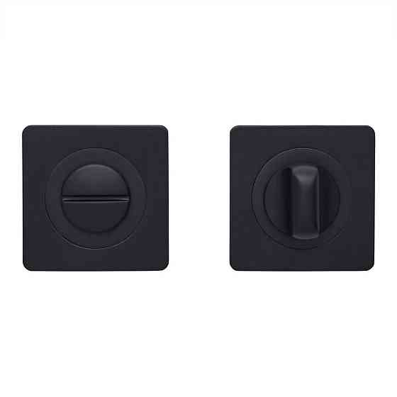 Сантехнічний фіксатор Gavrohe A1-WC Black  (накладка на двері санвузла з поворотником) чорний Київ