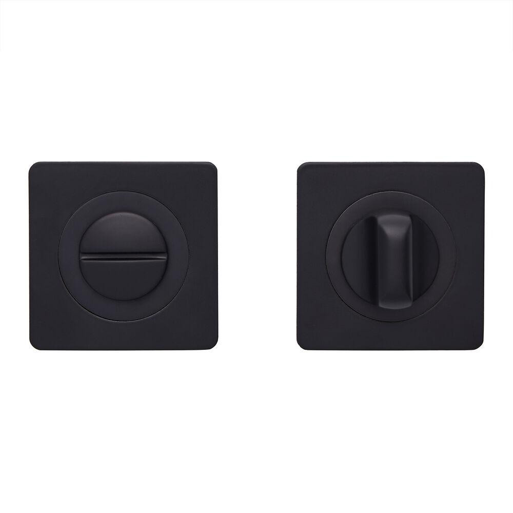 Сантехнический фиксатор Gavrohe A1-WC Black (накладка на дверь санузла с поворотником) черный Киев - изображение 1