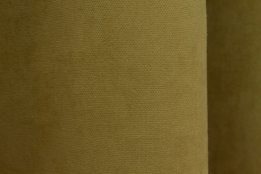 Комплект готових штор VR-Textil Мікровелюр Petek № 1514ш Гірчичний 150х270 см 2 шт (33-0976) Київ - фото 8