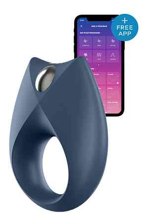 Эрекционное виброкольцо Satisfyer Royal One синее Sex Aura Киев