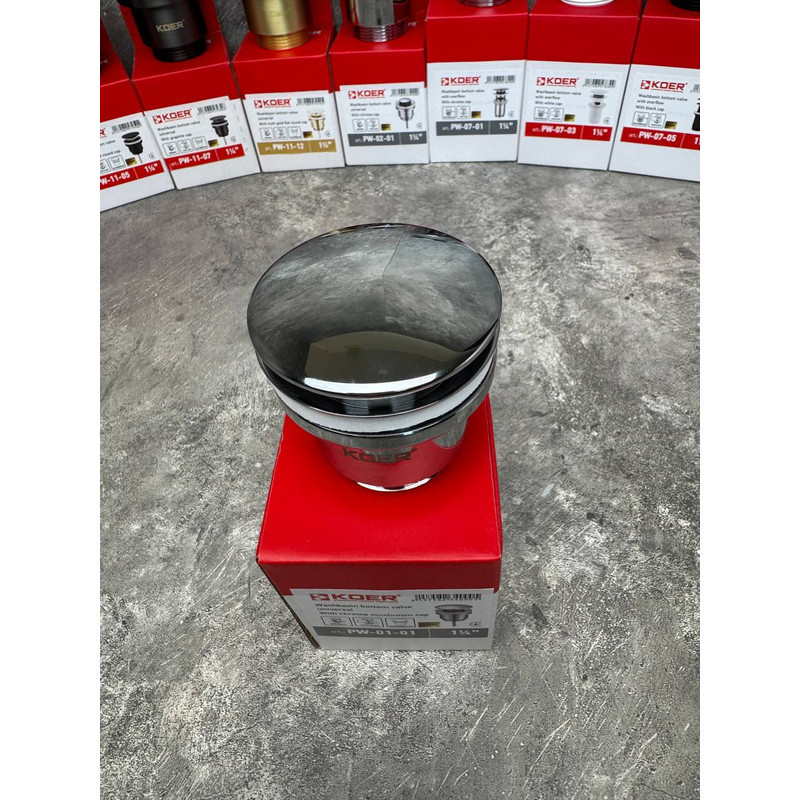 Донний клапан для умивальника Koer PW-01-01 1 1/4''     ( KR3400 ) 20251 Харків - фото 5