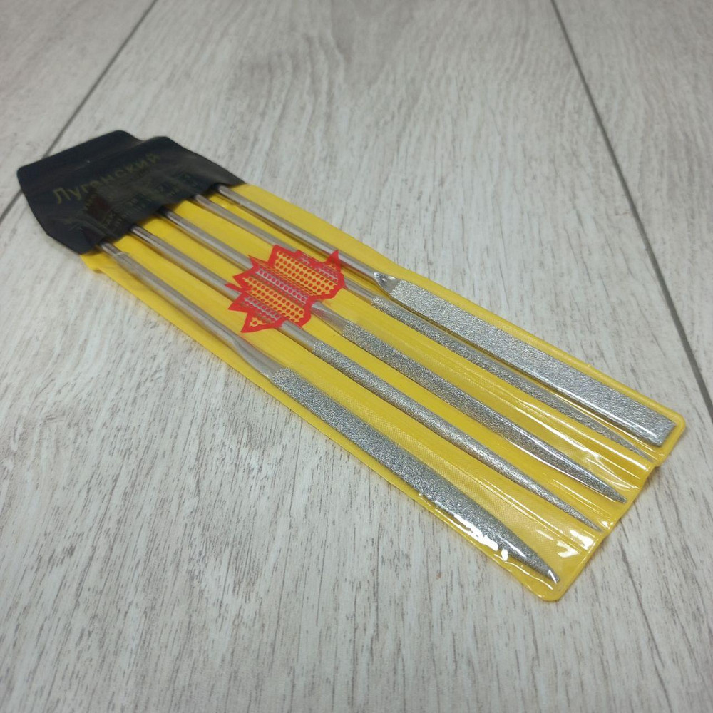 Набор Надфилей Алмазный 10см Луганский Харьков - изображение 2