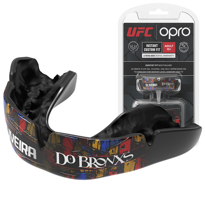 Капа OPRO UFC Fighter Collection Oliveira доросла (вік 11+) Blackl (art.102529009) Каменское - изображение 1