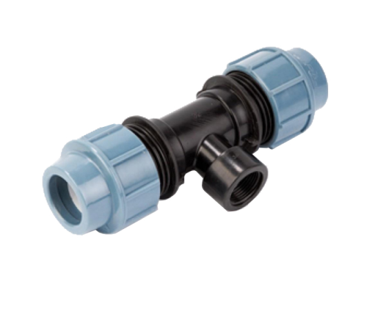 Тройник компрессионный 32*1/2 внутрь*32 Харьков