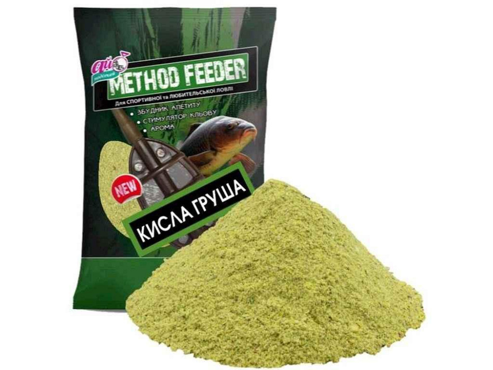 Прикорм METHOD FEEDER — Кисла Груша 1000 гр.ТМ Ай ПІДСЕЙ Київ - фото 1