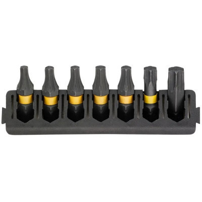 Набор бит DeWALT в касете для Tough Case, FlexTorq, L25 мм,Т15,Т20-2 шт, Т25-2 шт,Т30,Т40 (DT70816) Винница - изображение 1