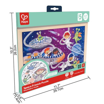 Пазл Hape Прибульці з розмальовкою (E1644) Вінниця - фото 6