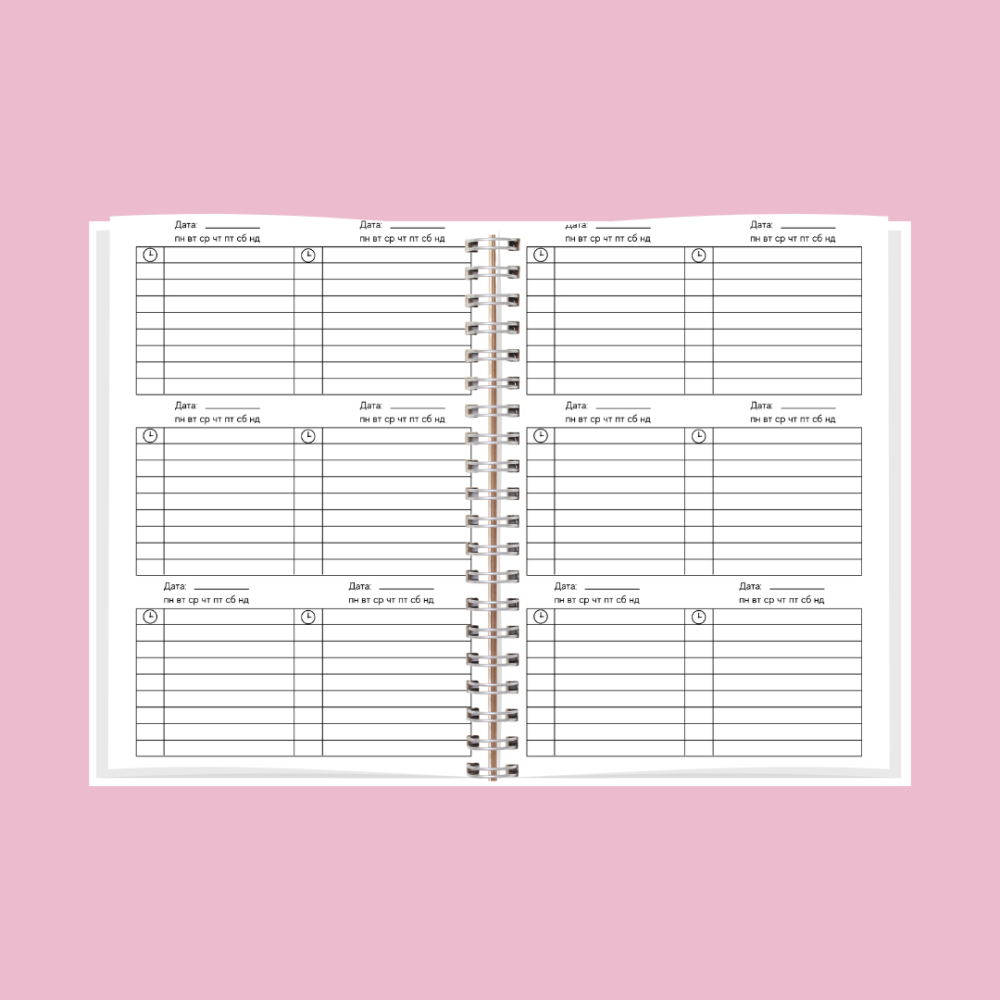 Блокнот (планер) перукаря А5 жіночий Дніпро - фото 5