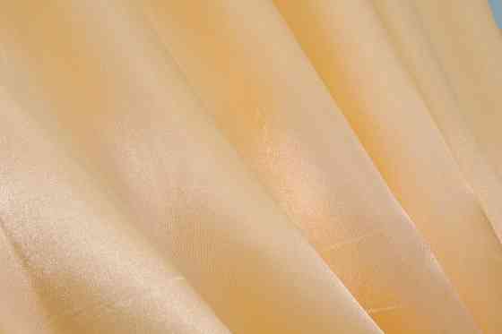 Кухонные шторы VR-Textil № 073к с ламбрекеном и подхватами персиковый с серым 270х170 см (52-0202) Киев