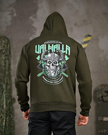 Мілітарі худі на флісі GENESIS Valhalla oliva ПП8141 Київ - фото 4