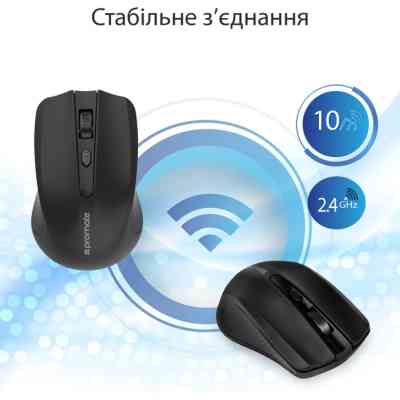 Мишка Promate Clix-8 Wireless Black (clix-8.black) Вінниця