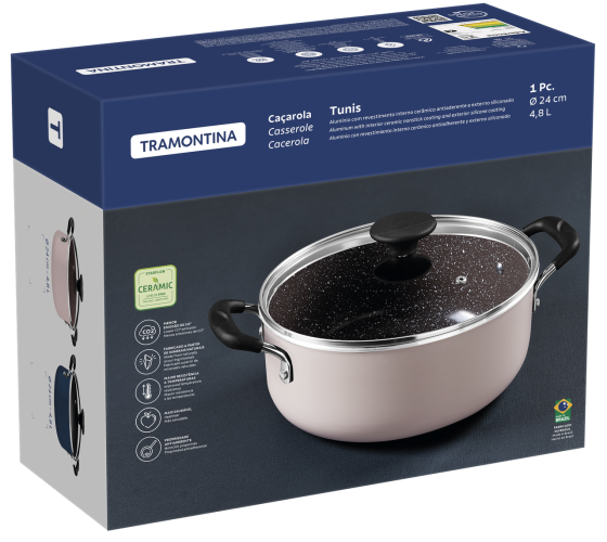 Каструля Tramontina Tunis (4.8 л) 24 см (7067743) Киев