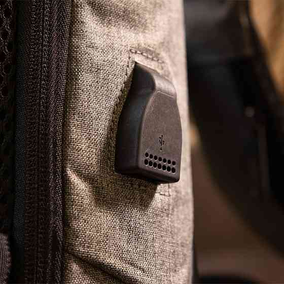 Эргономичный рюкзак через плечо с кодовым замком текстильный Серый (Vintage) Киев