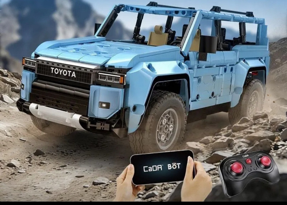 Конструктор CaDA Toyota Land Cruiser J250 Prado C51209W 1:14 синий на радиоуправлении, 4WD Киев - изображение 2