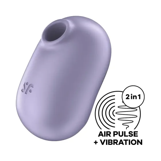 Вакуумний стимулятор із вібрацією Satisfyer Pro To Go 2 Violet Львів