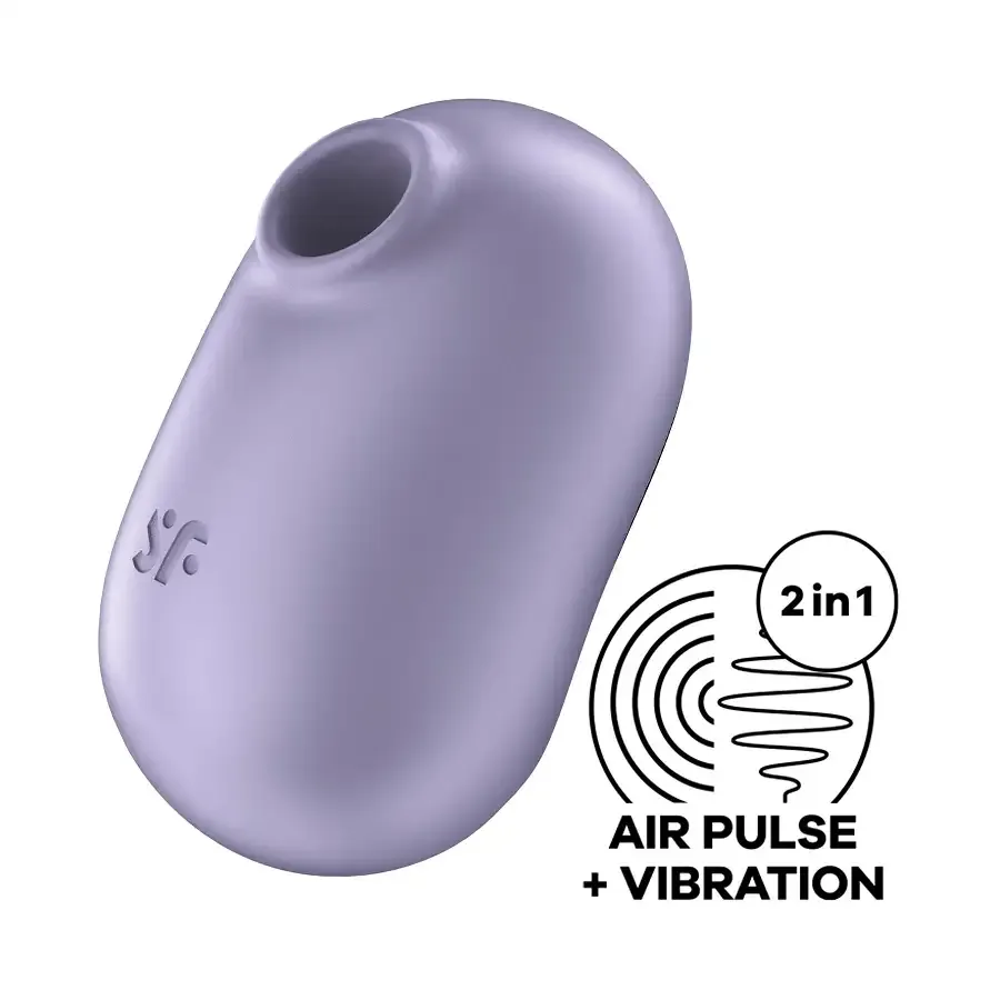 Вакуумний стимулятор із вібрацією Satisfyer Pro To Go 2 Violet Львів - фото 1