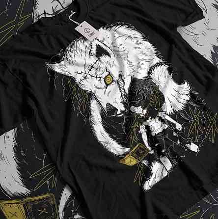 Футболка аниме Чёрный клевер оверсайз (S/M/L) Черний AnimeJ1030 Днепр