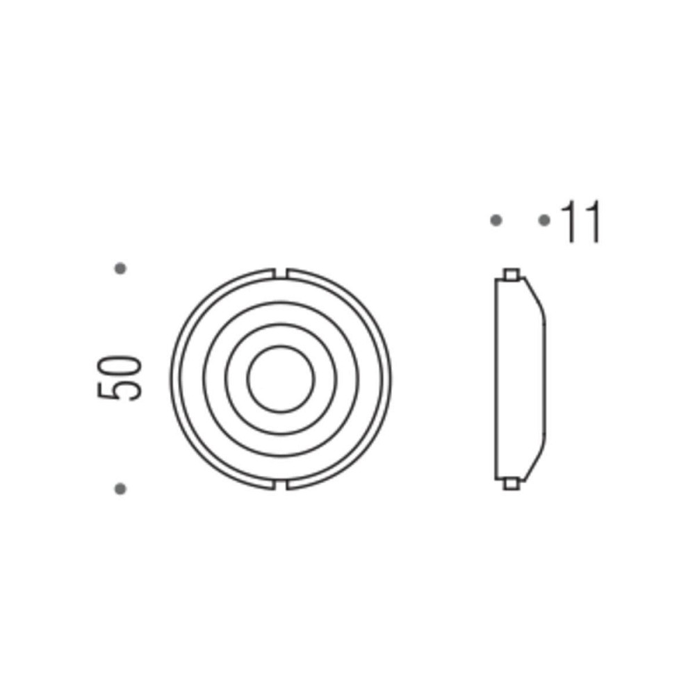 Вставка під ручку Blindate PB03 пластик чорн. Київ - фото 3