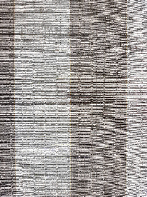 Шпалери флізелінові еко Casadeco Five o'clock 0.53х10 смуги широкі коричневі сірі із золотом під тканина Київ - фото 3