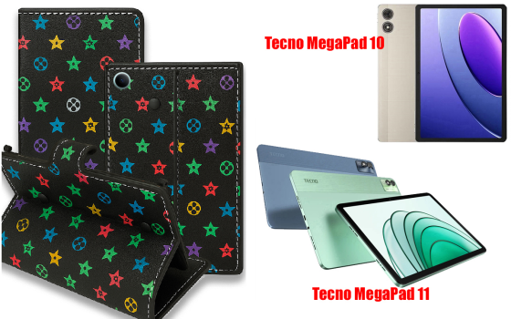Книжка-трансформер для планшета Tecno Megapad 10, Megapad 11, колір Black Lyi Black Київ