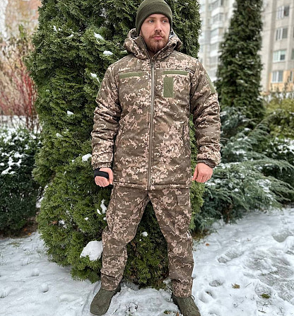 Зимовий теплий та водонепроникний костюм Omni-Heat (куртка + штани) Піксель 2XL Вінниця - фото 1