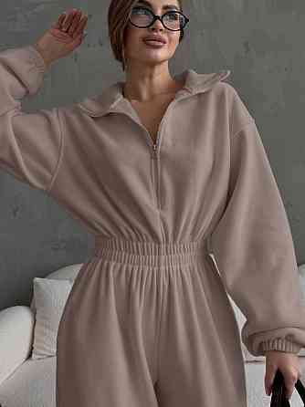 Женский теплый повседневный комбинезон из флиса Мокко, 48/50 Одесса