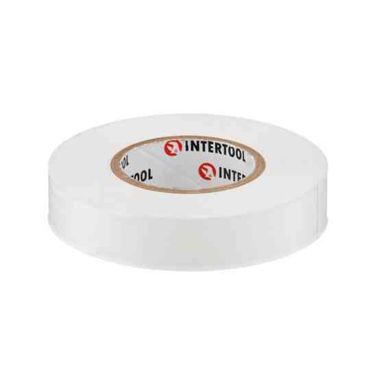Стрічка ізоляційна 0.15мм*17мм*25м біла INTERTOOL IT-0063 Киев
