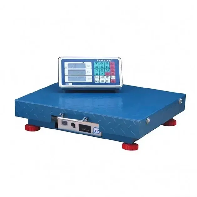 Весы торговые электронные Nokasonik NK-600 до 600 кг, точность 100 г, Wi-Fi, металлическая платформа Киев - изображение 1