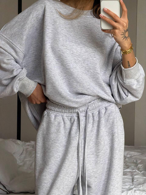 Женский повседневный костюм двойка турецкая петля Меланж Одесса - изображение 8