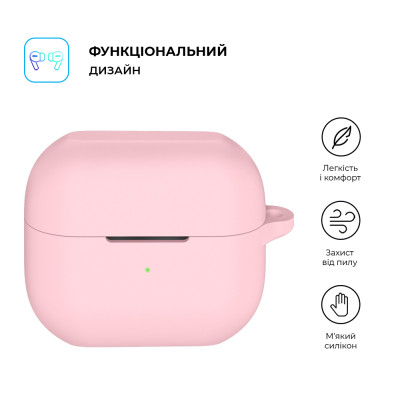 Чехол для наушников Armorstandart Hang Case для Samsung Galaxy Buds 3/3 Pro Pink (ARM79988) Винница - изображение 2