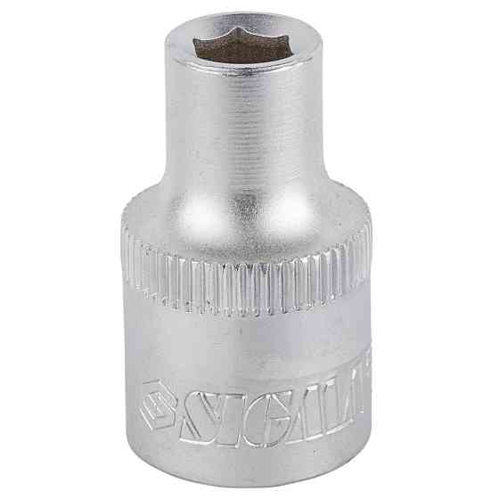 Насадка шестигранна коротка 1/2" 8мм CrV mid SIGMA (6071081) Рівне