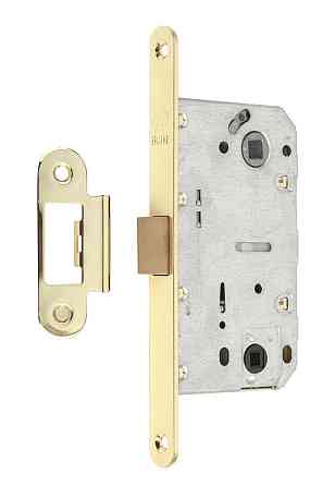 Замок для міжкімнатних дверей Gavroche GR 96K-WC ( безшумний) PB золото зі зворотньою планкою Київ