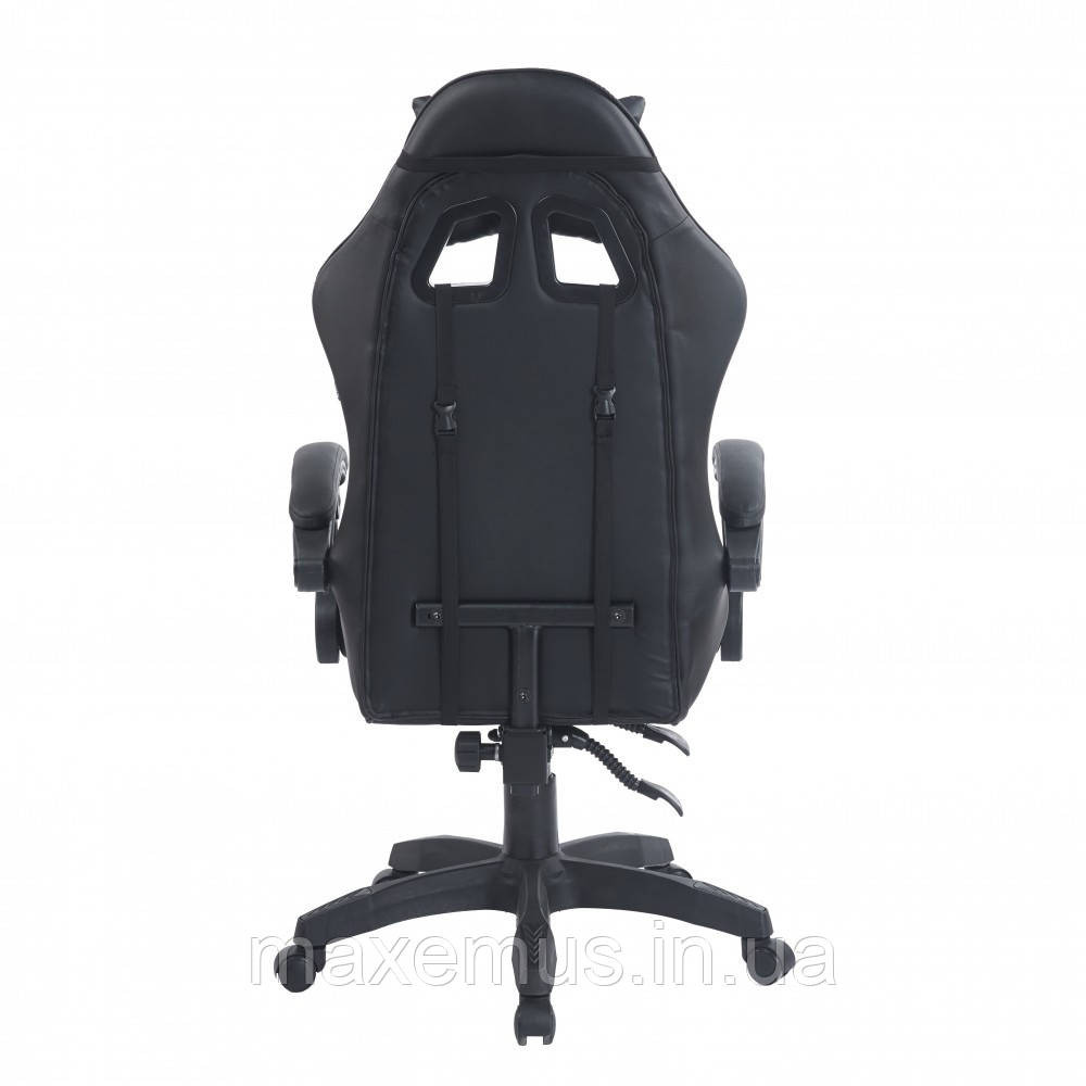Геймерское эргономичное кресло игровое для приставки профессиональное кресло компьютерное BN-086 черное Мостиська - фото 2