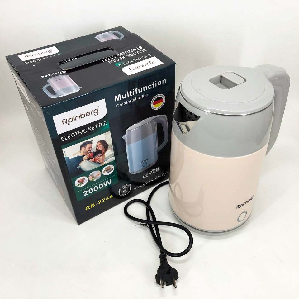 Гарний електрочайник Rainberg RB-2244 2000 Вт 2 л, Електрочайник відмінний, Електричний чайник DL-21 Івано-Франківськ - фото 4