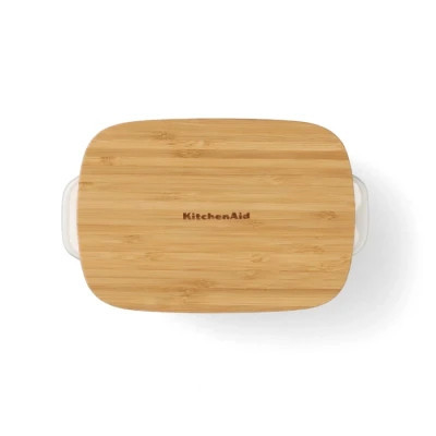 Форма для випікання KitchenAid з кришкою керамогранітна 0,9 л Фісташкова (CC007424-001) Вінниця - фото 3