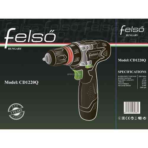 Акумуляторний дриль-шуруповерт Felső CD1220Q Київ