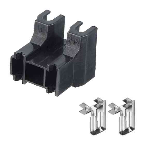 Роз'єм конектор 2-кон., Автолампа Н7, 1544352-1, TE Універсальна універс., Освітлення, Багато марок Київ